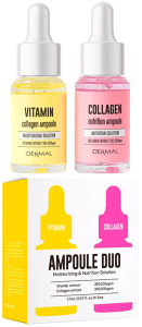Dermal~Комплекс антивозрастных сывороток с витаминами и коллагеном, Ampoule Duo